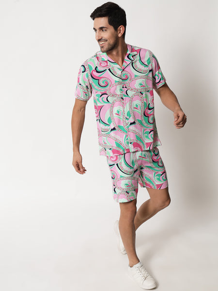 Boomer Abstract Printed Co-Ords Set