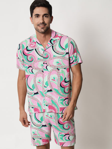 Boomer Abstract Printed Co-Ords Set