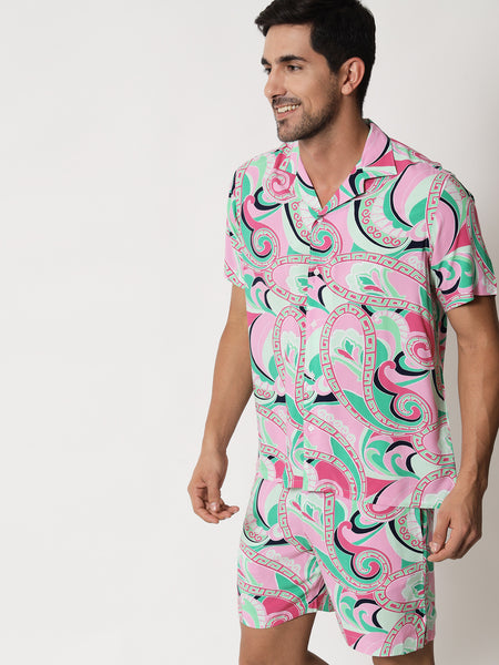 Boomer Abstract Printed Co-Ords Set
