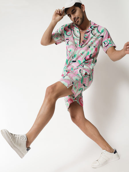 Boomer Abstract Printed Co-Ords Set