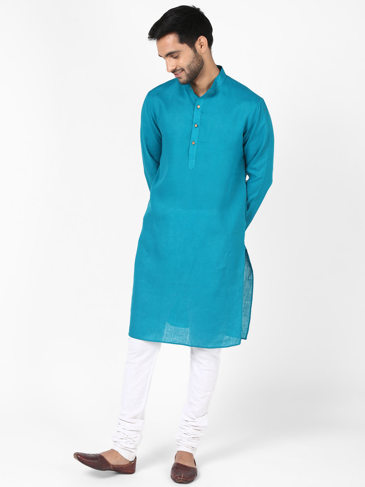 Kartik- Pure Linen Kurta