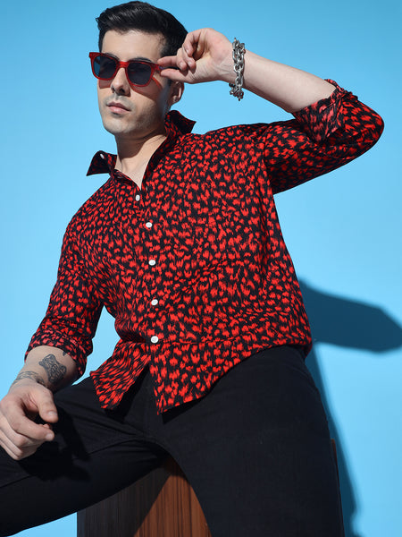 Flaming Printed Shirt