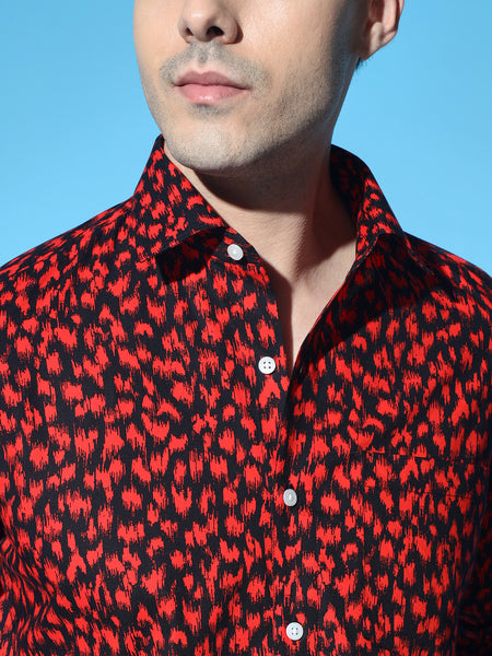 Flaming Printed Shirt