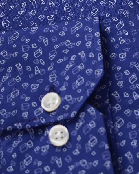 Clematis Blue Printed Shirt