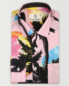 Vagator Multicolour Beach Printed Shirt For Men