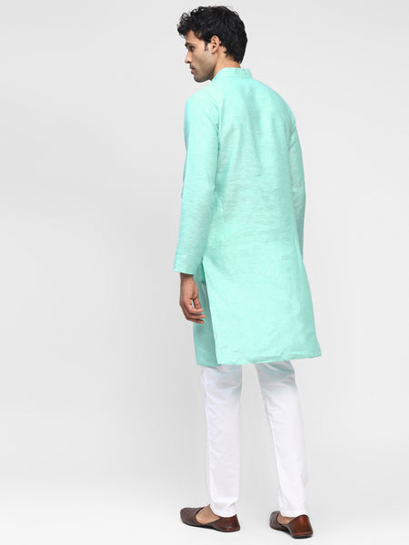 Topaz- Pure Linen Kurta