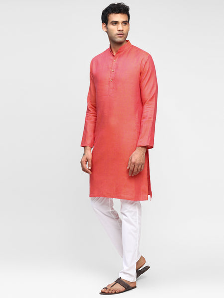 Ruby- Pure Linen Kurta