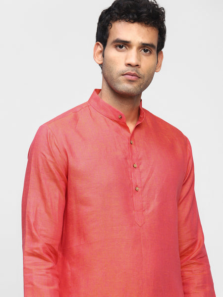 Ruby- Pure Linen Kurta