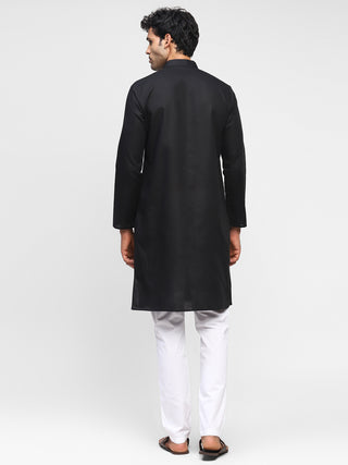 Noir- Pure Linen Kurta