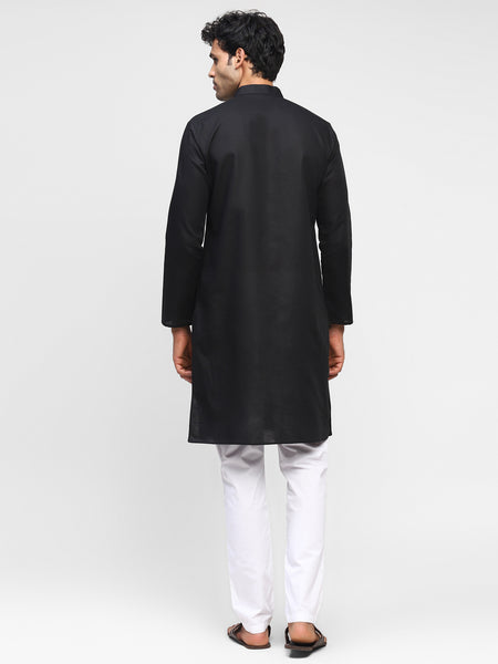 Noir- Pure Linen Kurta