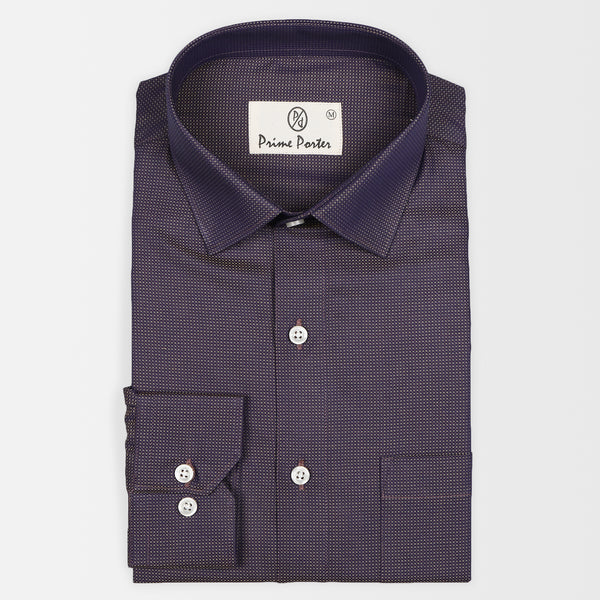 Akasa Brown Colour Check Shirts For Men 2
