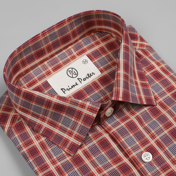 apple-red-coloured-cotton-check-shirt