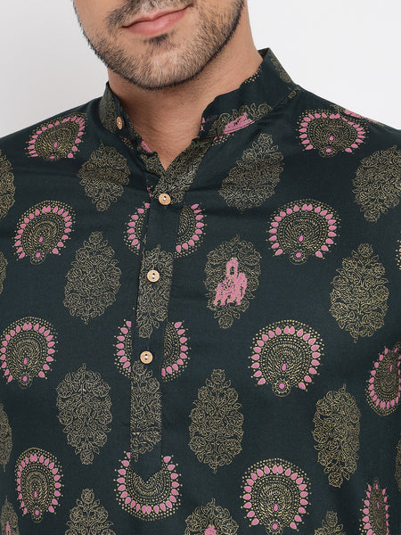 Mudita Pure Cotton Printed Kurta For Men 7