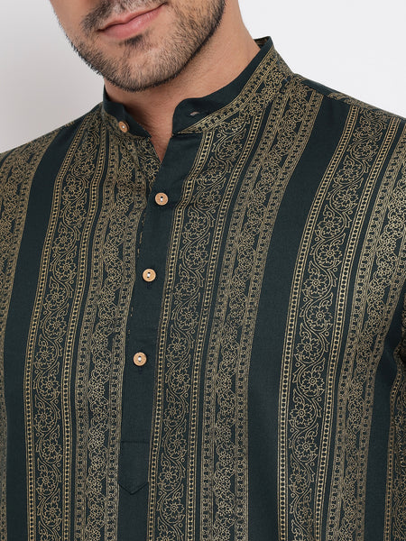 Raabta Pure Cotton Printed Kurta For Men 1