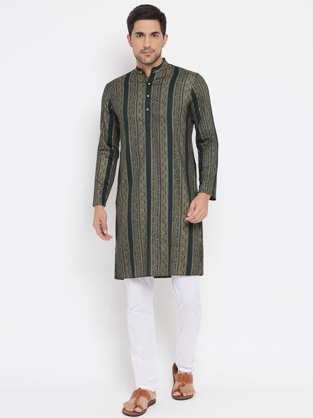 Raabta Pure Cotton Printed Kurta For Men 3