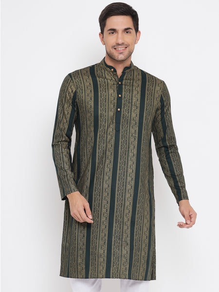 Raabta Pure Cotton Printed Kurta For Men 4