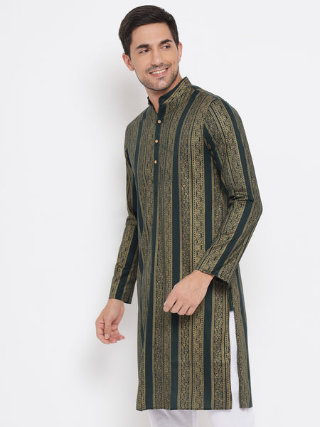 Raabta Pure Cotton Printed Kurta For Men 5