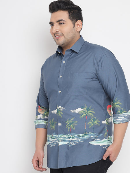 Beach Printed Shirt For Men Plus 3