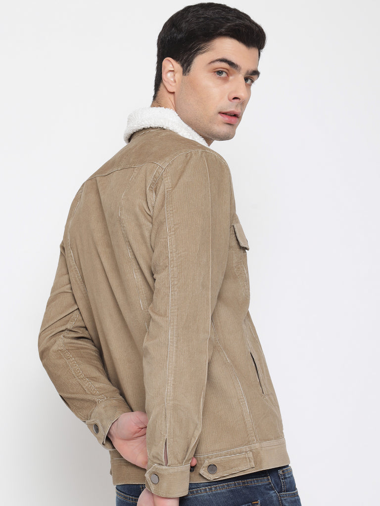 Mens beige corduroy jacket store