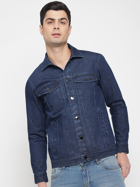 Blue Denim Jacket For Men 2