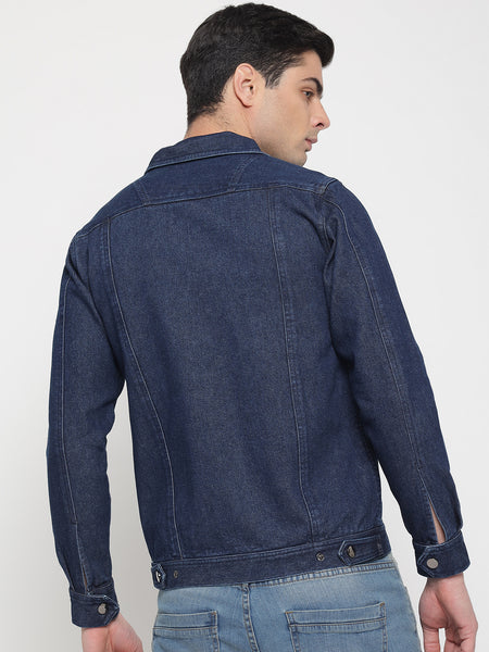 Blue Denim Jacket For Men 3