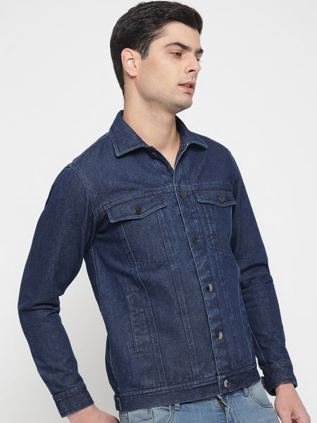 Blue Denim Jacket For Men 5