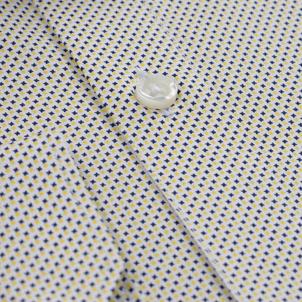 Bumble Yellow Coloured Printed Shirt For Men 3