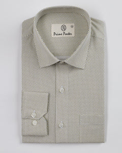 Bumble Yellow Coloured Printed Shirt For Men 1