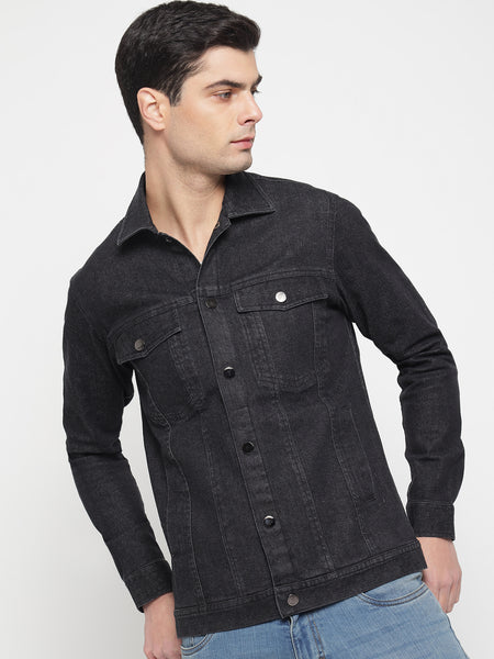 Dark Grey Denim Jacket