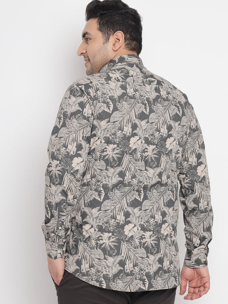 Fern Printed Shirt For Men Plus 5