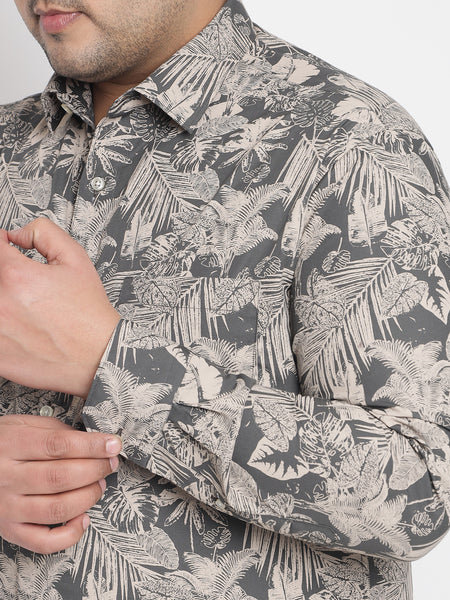 Fern Printed Shirt For Men Plus 6