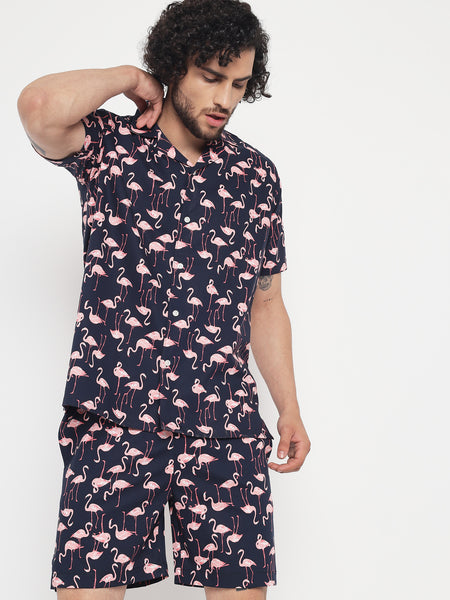 Flemish Flamingo Printed Co-Ords Set 1