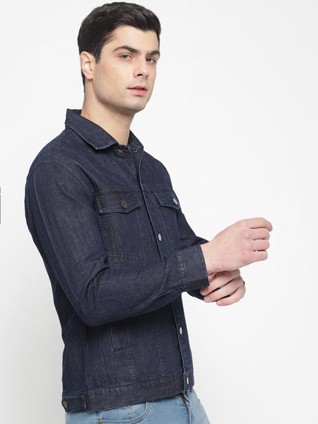 Indigo Blue Denim Jacket For Men 2