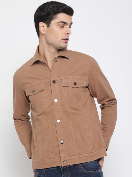 Light Brown Denim Jacket 2