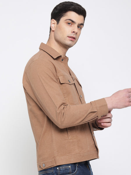 Light Brown Denim Jacket 1