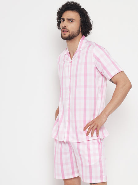 Mimi Pink Coloured Checkered Co-Ords Set 5