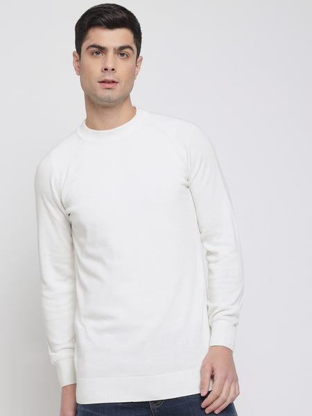 Off White Basic Sweater For Men 2