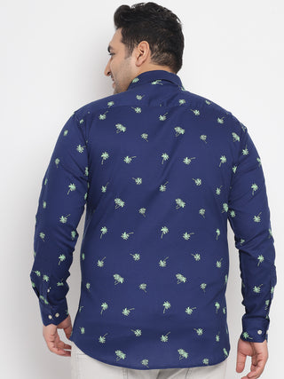 Palm Tree Printed Shirt For Men Plus 6